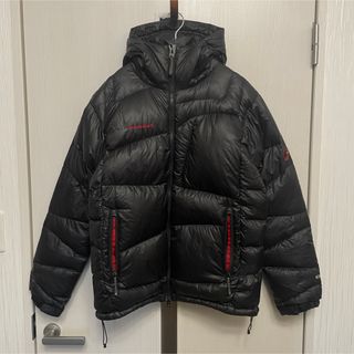 マムート(Mammut)のMAMMUT マムートATLAS Hooded Down Men ブラック(ダウンジャケット)