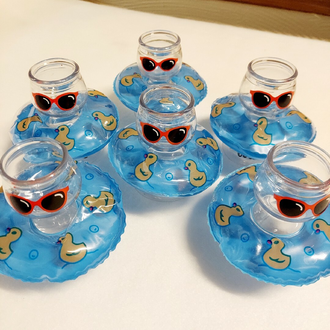 コカレロ　コカボムグラス　ボムグラス　浮き輪　6個セット インテリア/住まい/日用品のキッチン/食器(グラス/カップ)の商品写真