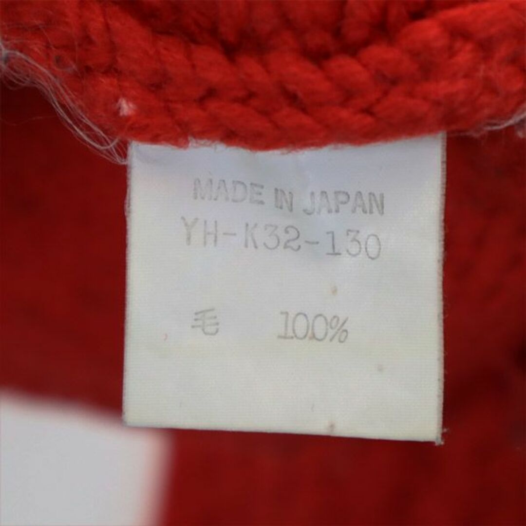 Y's(ワイズ)のワイズ 80s 日本製 長袖 セーター レッド系 Y's ニット レディース 古着 【240114】 レディースのトップス(ニット/セーター)の商品写真