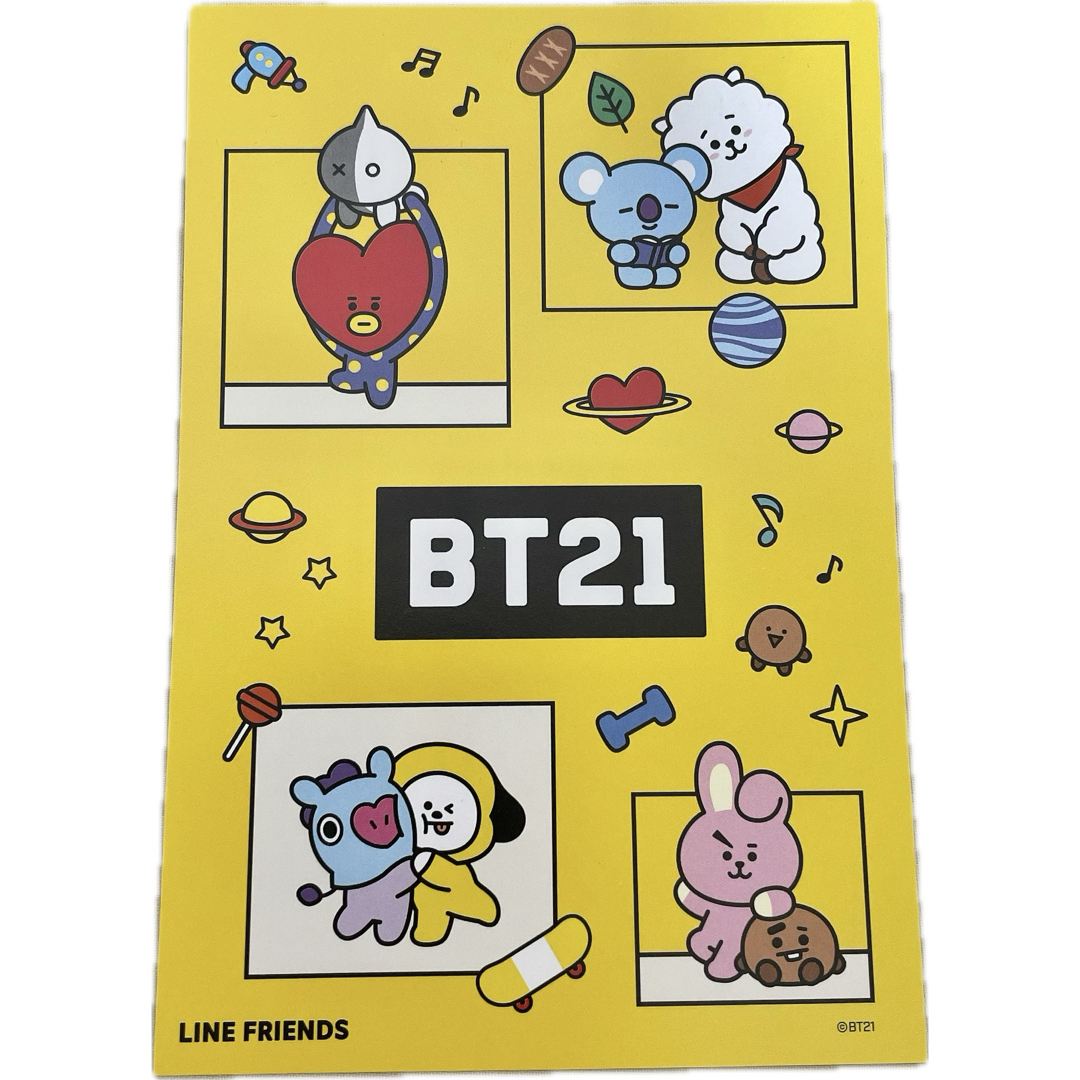 防弾少年団(BTS)(ボウダンショウネンダン)のBTS BT21 ポップアップ限定ポストカード エンタメ/ホビーのタレントグッズ(アイドルグッズ)の商品写真