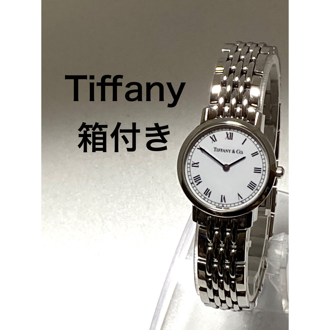 超美品！　Tiffany ティファニー　クラシック　電池新品　レディース腕時計腕時計