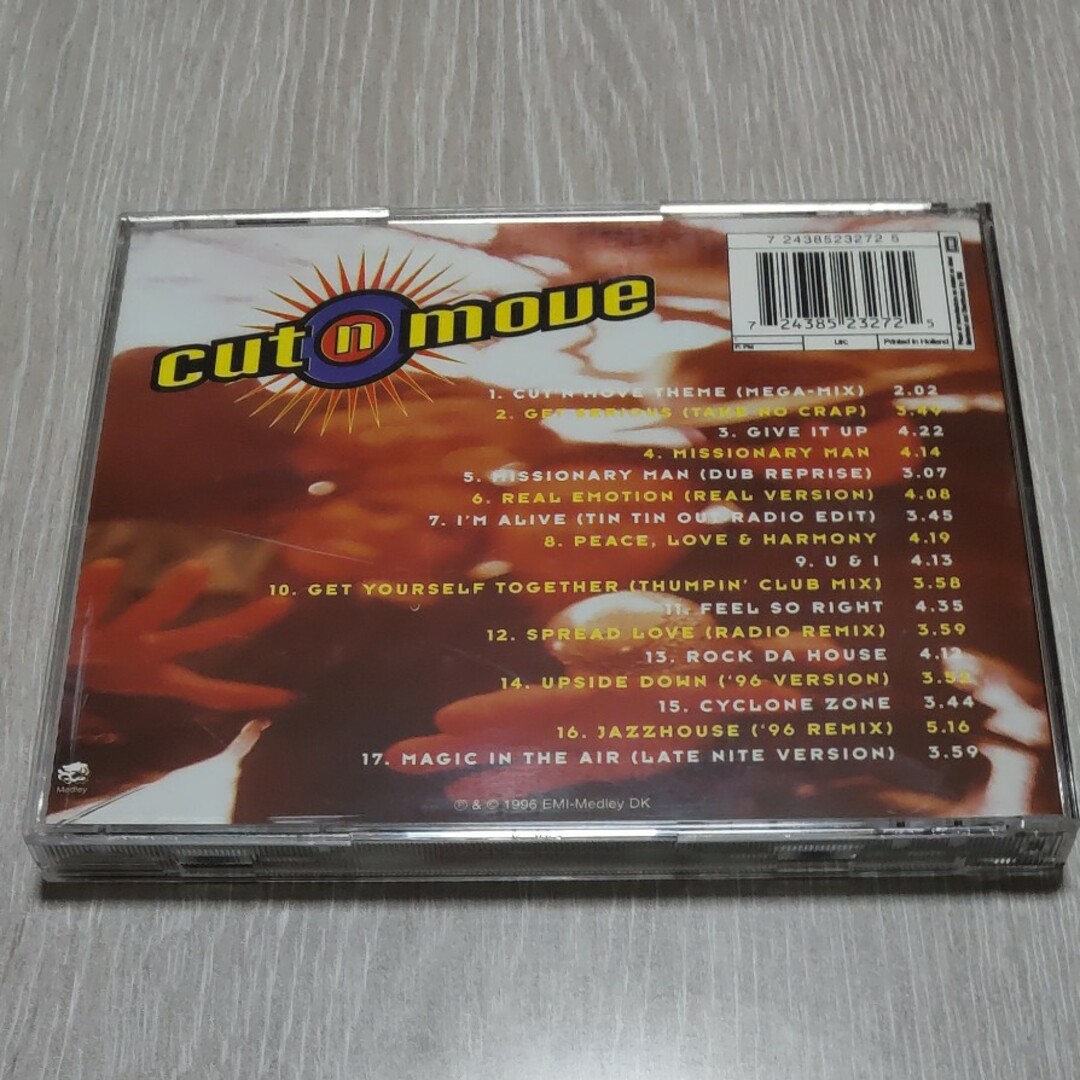 CUT'N'MOVE：INTO THE ZONE '91-'96 エンタメ/ホビーのCD(クラブ/ダンス)の商品写真