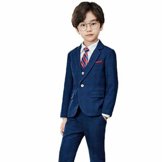 [RONGFA] 3点セット 子供スーツ 子供服 フォーマル スーツ 男の子 ジ(その他)