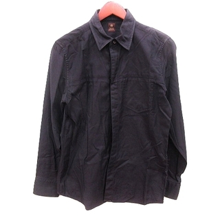 タケオキクチ(TAKEO KIKUCHI)のタケオキクチ ステンカラーシャツ 長袖 3 紫 パープル /AU(シャツ)