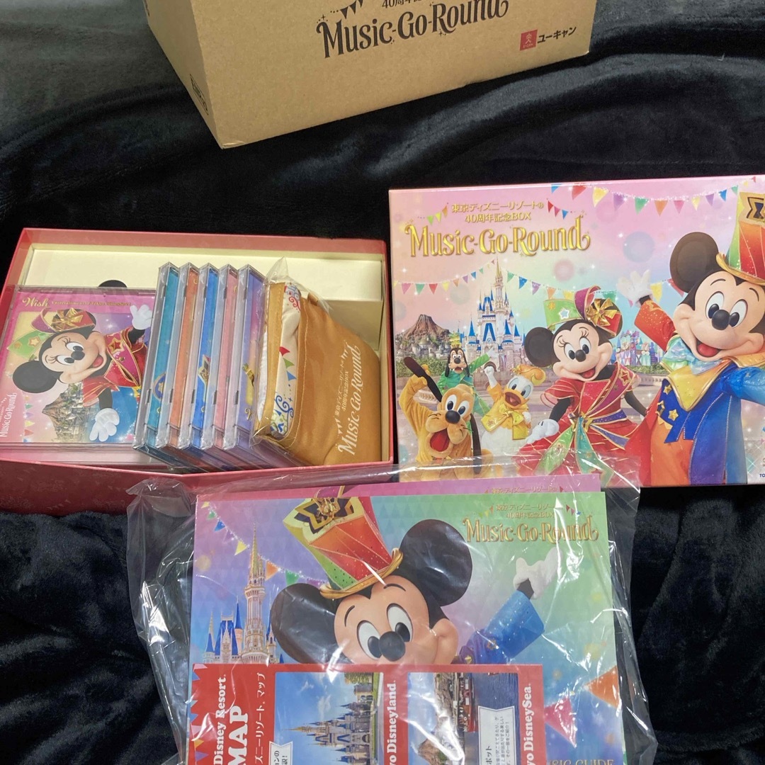 Disney(ディズニー)の新品　東京ディズニーリゾート40周年記念BOX Music-Go-Round エンタメ/ホビーのおもちゃ/ぬいぐるみ(キャラクターグッズ)の商品写真