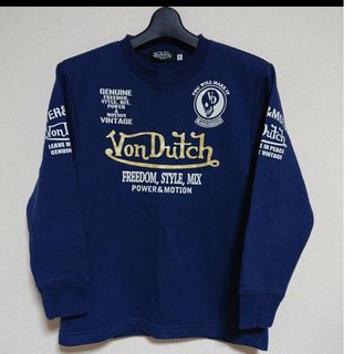 Von Dutch - ボンダッチ 裏起毛ネイビートレーナー