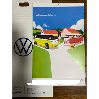 フォルクスワーゲン(Volkswagen)のフォルクスワーゲン　VW 2024 カレンダー　非売品(カレンダー/スケジュール)