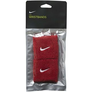 ナイキ(NIKE)の赤１セット（２個入り）ナイキリストバンド汗対策汗止め（検索用ヘッドバンドヘアバン(バングル/リストバンド)