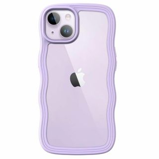 【色: パープル】JEDirect iPhone 14 6.1インチ用 かわいい(その他)