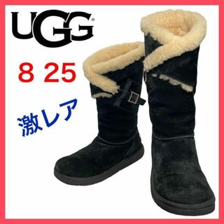 アグ(UGG)の★激レア★アグ　ミドルブーツ　ムートン　エンジニア　ベルト　スエード　25(ブーツ)