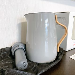 ステルトン(Stelton)のステルトン　エマ　バキューム　ジャグ　グレー　魔法瓶　おしゃれ　卓上(テーブル用品)