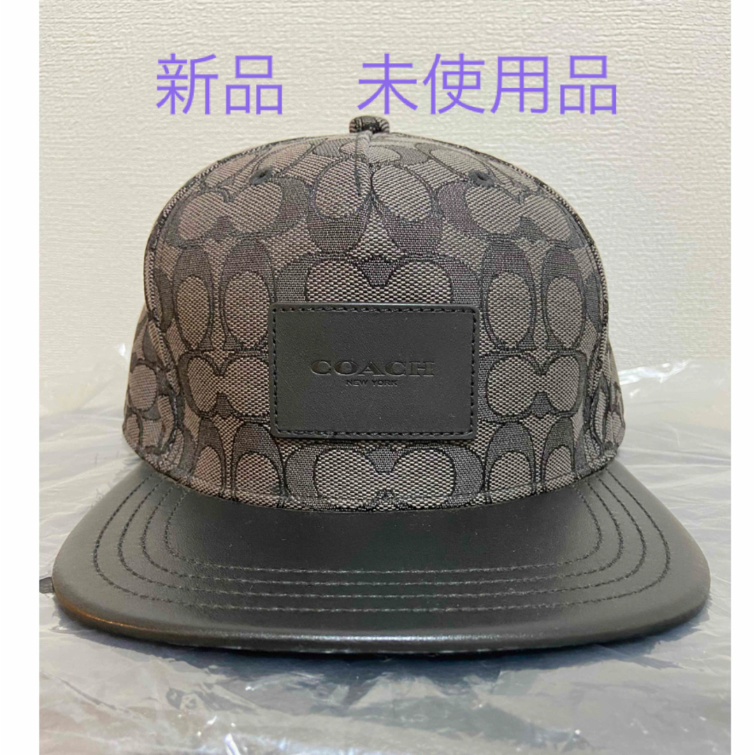 COACH(コーチ)のコーチ　キャップ Signature Flat Brim Cap Hat レディースの帽子(キャップ)の商品写真