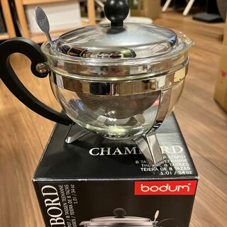 ボダム(bodum)の箱入り　ボダム　シャンボール　ティーポット　1L　No.1922(食器)