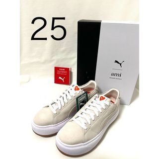 アミ(ami)の25 puma ami  スニーカー スエード マユ プーマ アミ ホワイト(スニーカー)