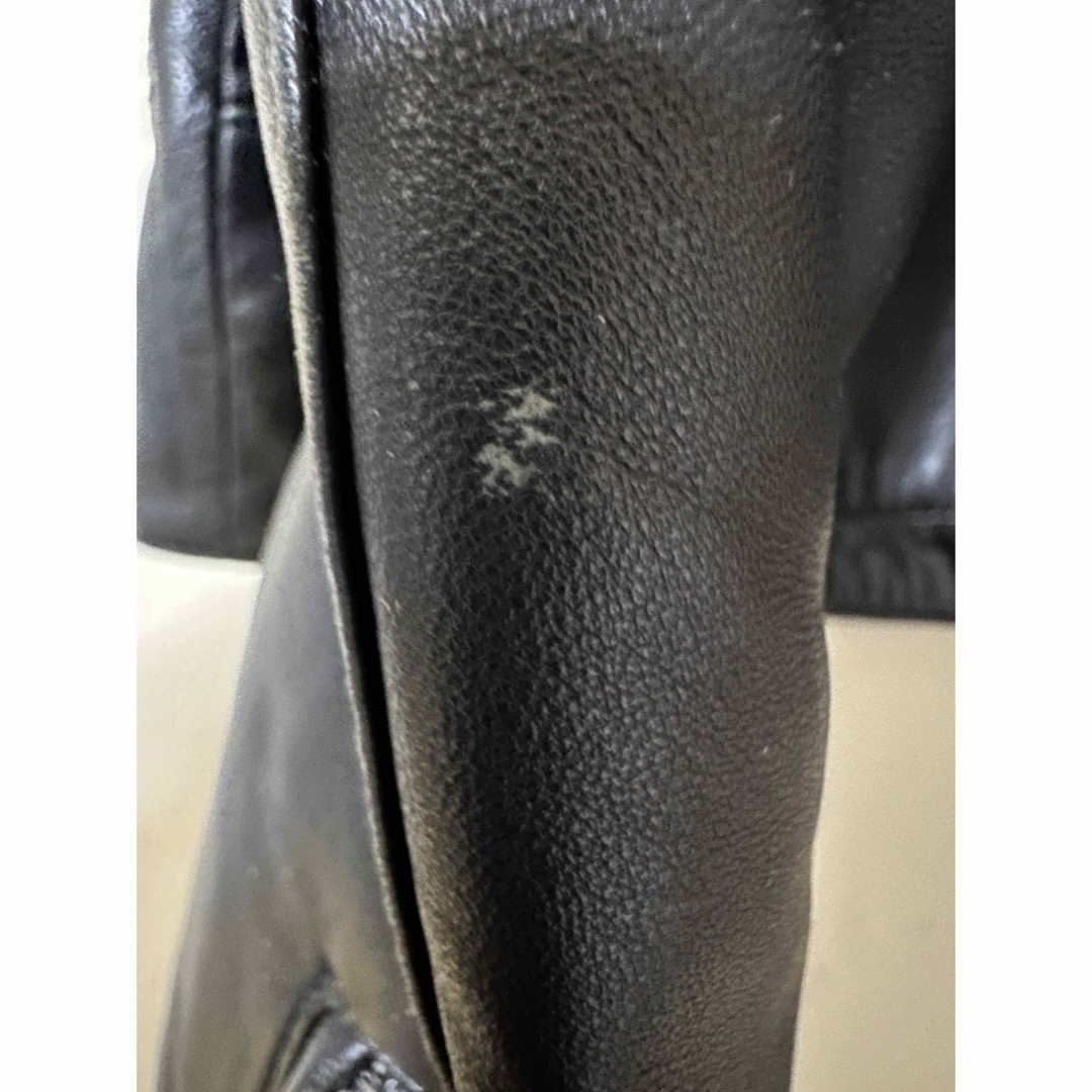 TOMORROWLAND(トゥモローランド)のシーナリー　ラム革　レザージャケット　ライダース レディースのジャケット/アウター(ライダースジャケット)の商品写真
