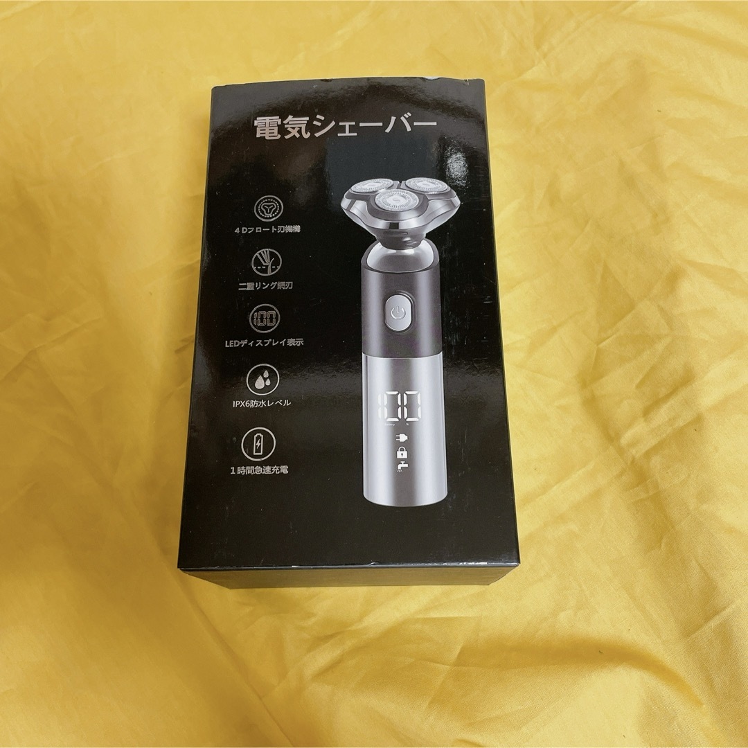 ✨新品✨メンズ 電気シェーバー ひげそり  USB充電式 LEDディスプレイ表示メンズシェーバー