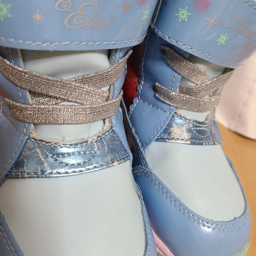 MOONSTAR (ムーンスター)のムーンスター 防水ブーツ 18cm アナと雪の女王 キッズ/ベビー/マタニティのキッズ靴/シューズ(15cm~)(ブーツ)の商品写真