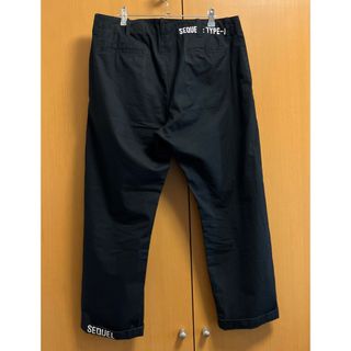 シークエル(SEQUEL)のSEQUEL TYPE-F COTTON PANTS BLACK(チノパン)