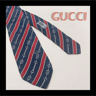 グッチ(Gucci)の【美品】イタリア製　GUCCI シルク ネクタイ　O(ネクタイ)
