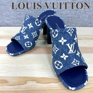 超レア‼️LOUIS VUITTON ルイヴィトン　デニムサンダル　レディース