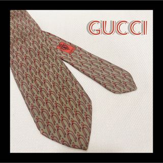 グッチ(Gucci)の【美品】イタリア製　GUCCI シルク ネクタイ　N(ネクタイ)