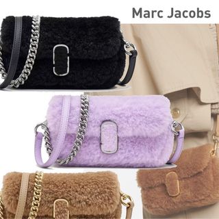 マークジェイコブス(MARC JACOBS)のマークジェイコブス　テディ　Jマーク　ショルダーバッグ　パープル(ショルダーバッグ)