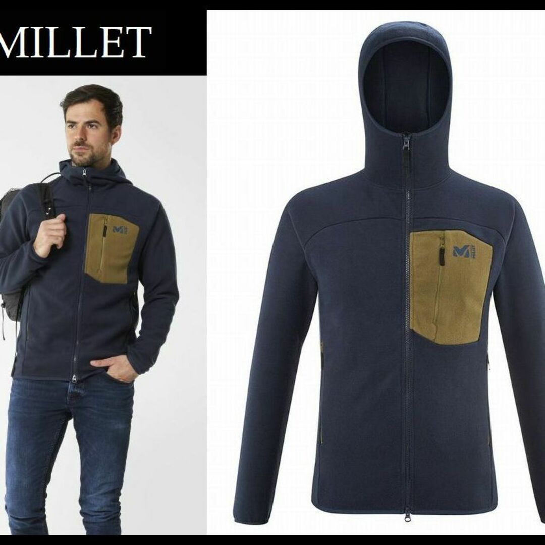 説明以上新品◆millet フリース　フーディー　パーカー