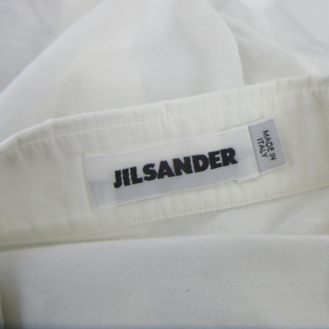 Jil Sander(ジルサンダー)のジルサンダー ノースリーブシャツ ブラウス 白 約XSサイズ IBO46 レディースのトップス(シャツ/ブラウス(半袖/袖なし))の商品写真