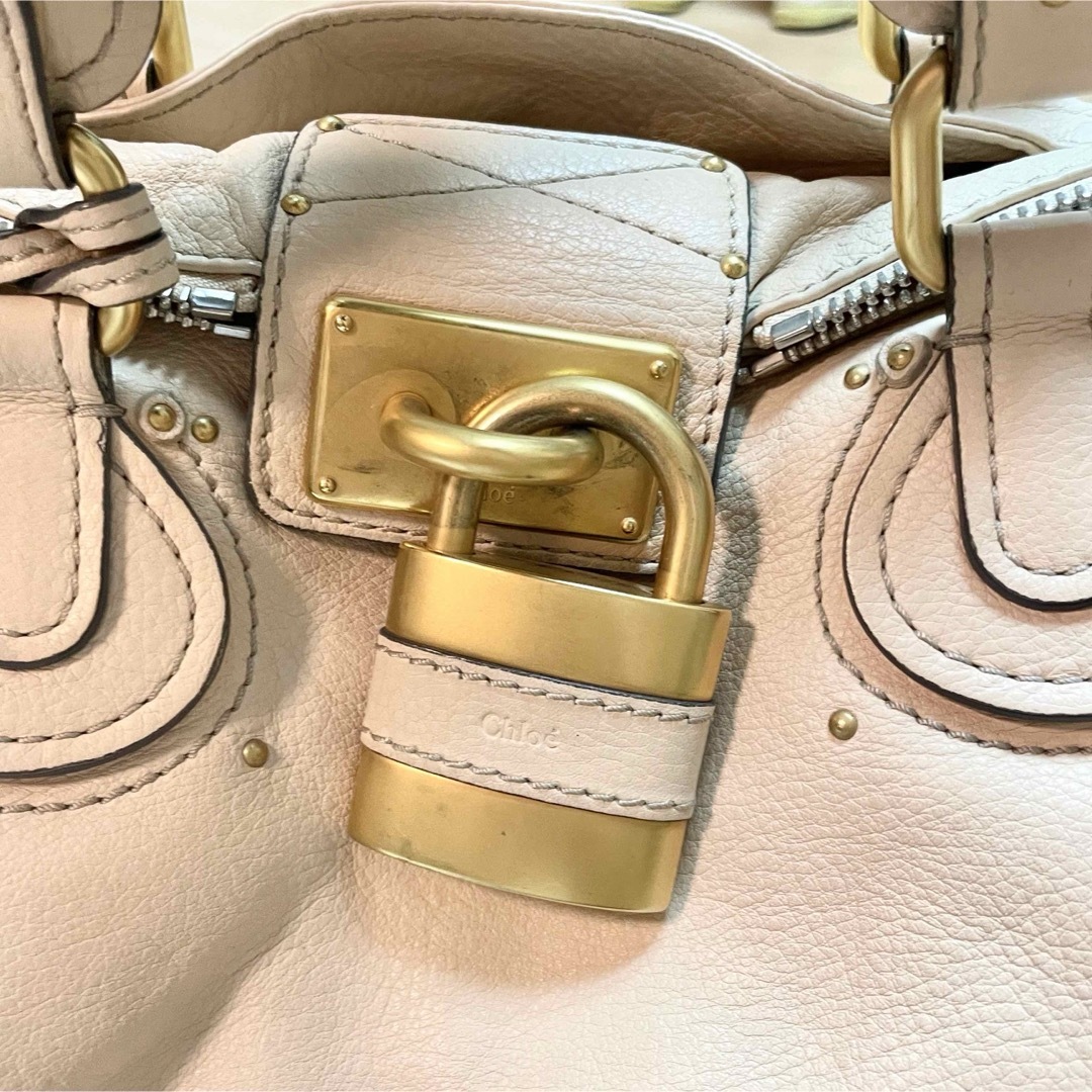 Chloe(クロエ)の美品✨Chloeクロエ / パディントン ホワイト レディースのバッグ(ハンドバッグ)の商品写真