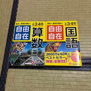 小学３・４年自由自在算数、国語(語学/参考書)