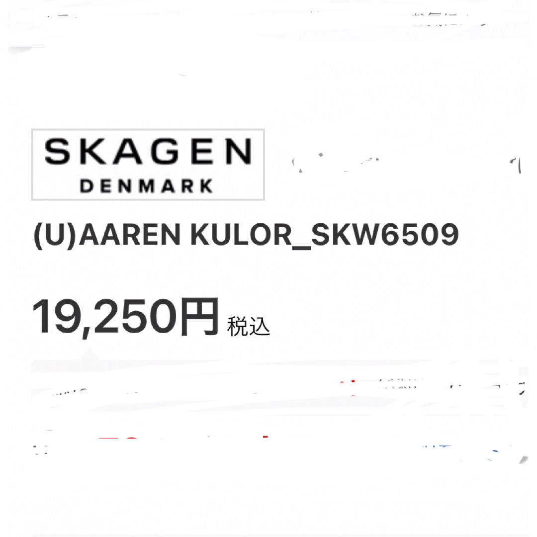 SKAGEN(スカーゲン)のSKAGEN腕時計Aaren  レディースのファッション小物(腕時計)の商品写真