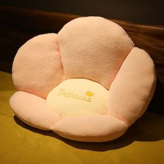 ふんわりサークルお花チェアクッション(クッション)