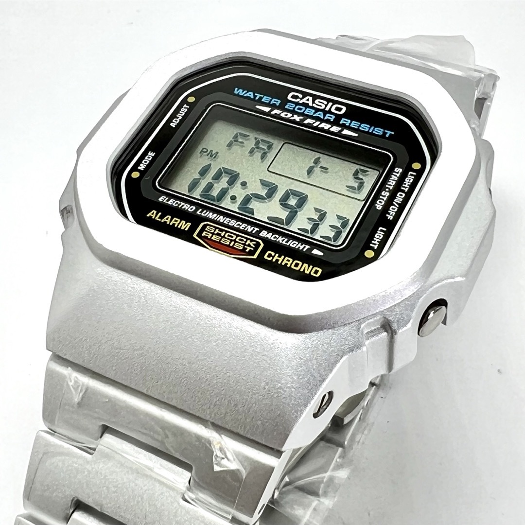 新品 G-SHOCK DW-5600E メタルカスタム ライトブラック