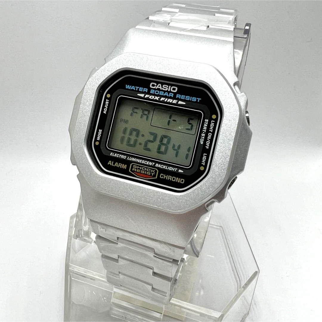 新品 G-SHOCK DW-5600E メタルカスタム ライトブラック