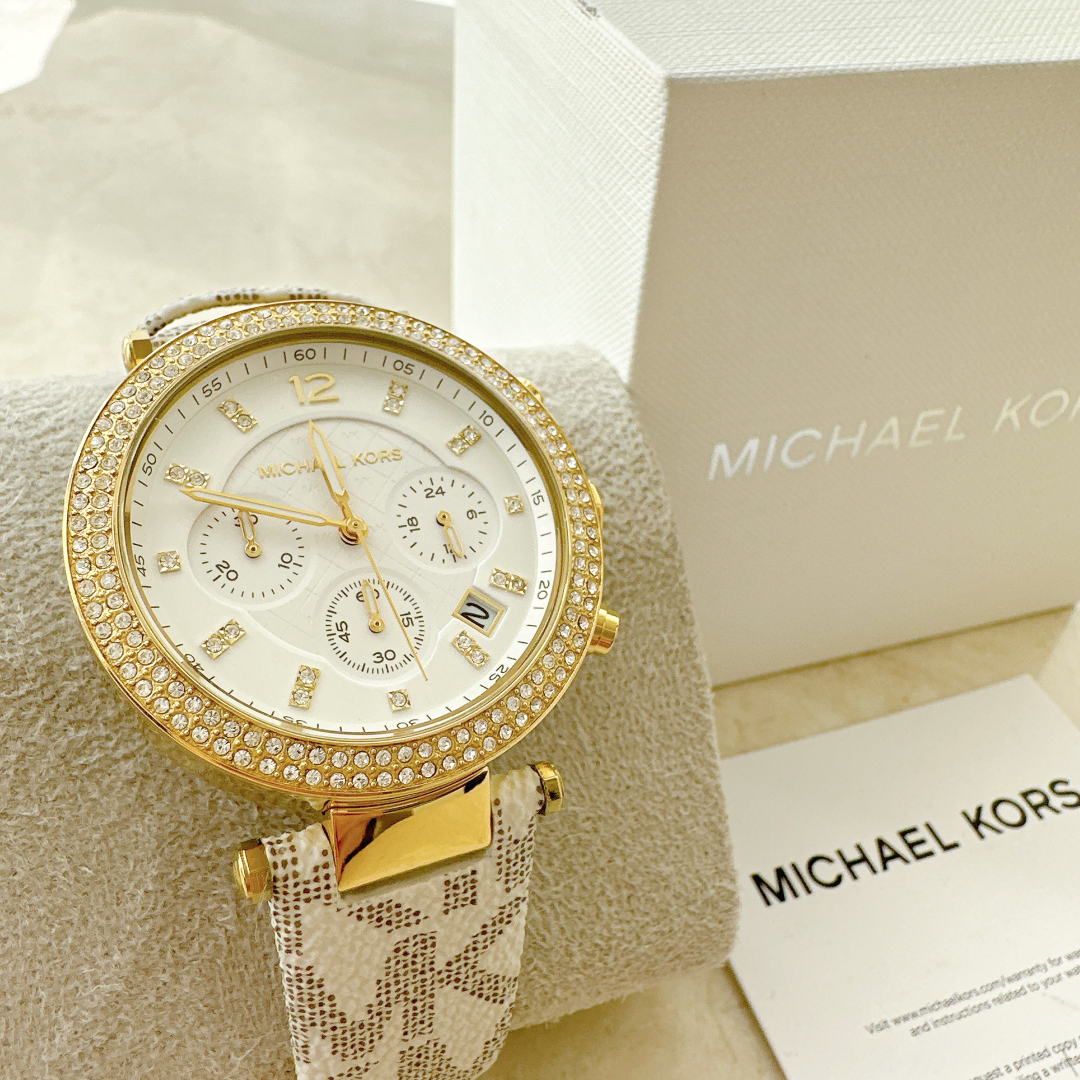Michael Kors(マイケルコース)のmitsuoさま用★マイケルコース ゴールド 腕時計 レディース レディースのファッション小物(腕時計)の商品写真