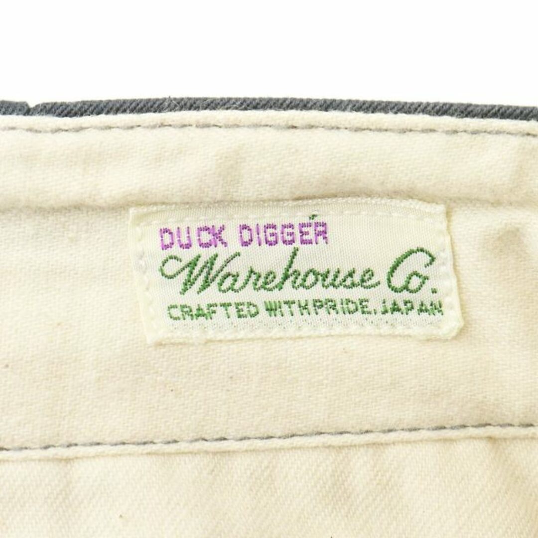 WAREHOUSE(ウエアハウス)のウエアハウス WAREHOUSE ストレートパンツ 無地 32 L ブルーグレー メンズのパンツ(スラックス)の商品写真