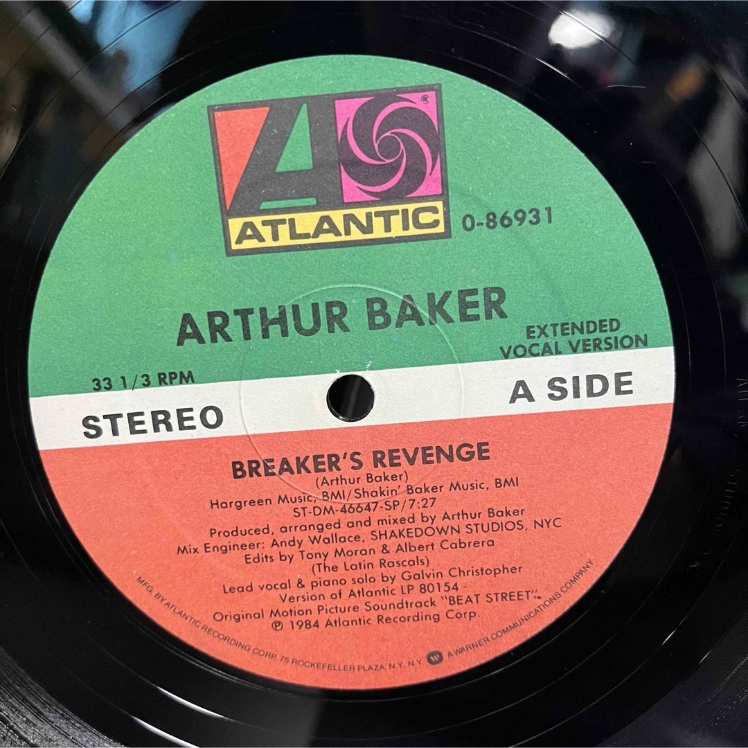 Arthur Baker - Breaker's Revenge エンタメ/ホビーのCD(クラブ/ダンス)の商品写真