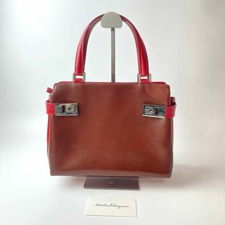 サルヴァトーレフェラガモ(Salvatore Ferragamo)のフェラガモ Ferragamo ダブルガンチーニ ハンドバッグ トートバッグ(トートバッグ)