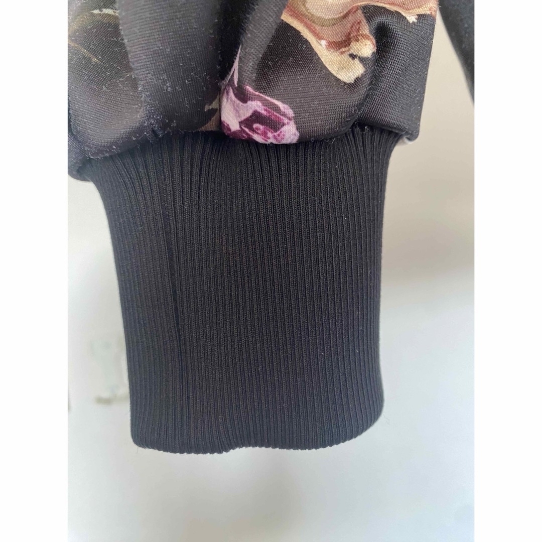 DOLCE&GABBANA - DOLCE&GABBANA ブルゾン 花柄 ブラックの通販 DOLCE&GABBANA - DOLCE&GABBANA ブルゾン 花柄 ブラックの通販