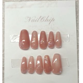 ネイルチップ現品販売！ふんわりと可愛い♡シンプル目チップ