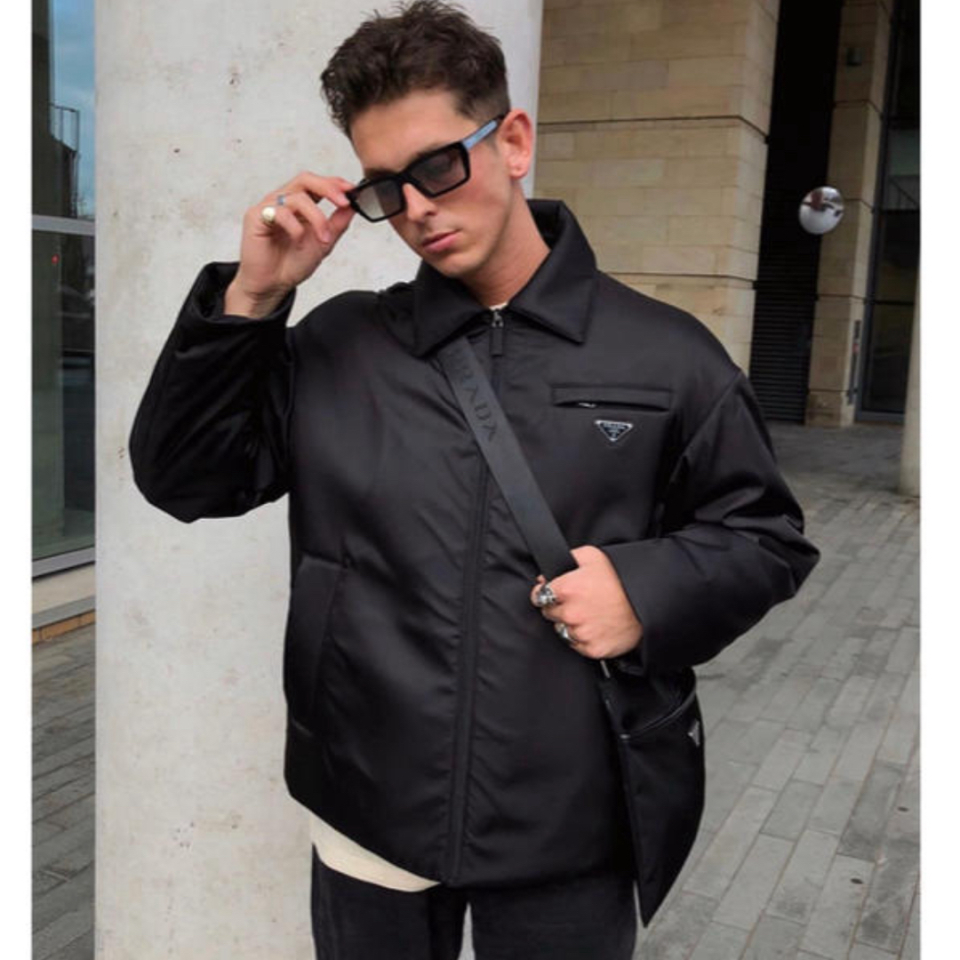 PRADA(プラダ)のPRADA 18aw nylon gabardine padded jacket メンズのジャケット/アウター(ブルゾン)の商品写真