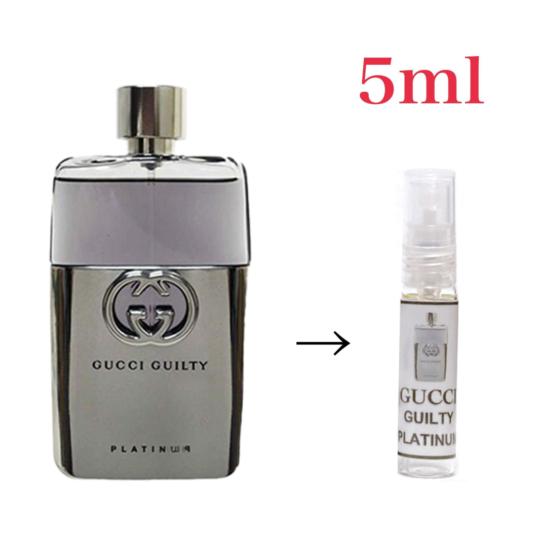 Gucci(グッチ)のGUCCIグッチ ギルティ プラチナ エディション プールオム 5ml 天香香水 コスメ/美容の香水(香水(男性用))の商品写真