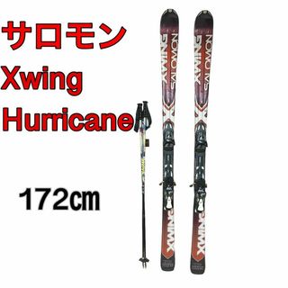 サロモン(SALOMON)のSALOMON Xwing Hurricane 172㎝ スキー板 ストック付き(板)