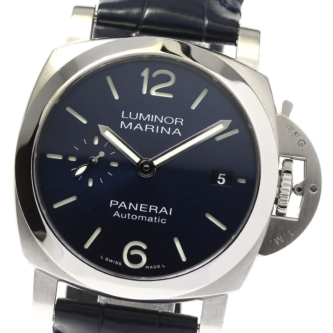 パネライ PANERAI PAM01370 ルミノール クアランタ スモールセコンド 手巻き メンズ 良品 箱・保証書付き_794665PAM01370シリアル