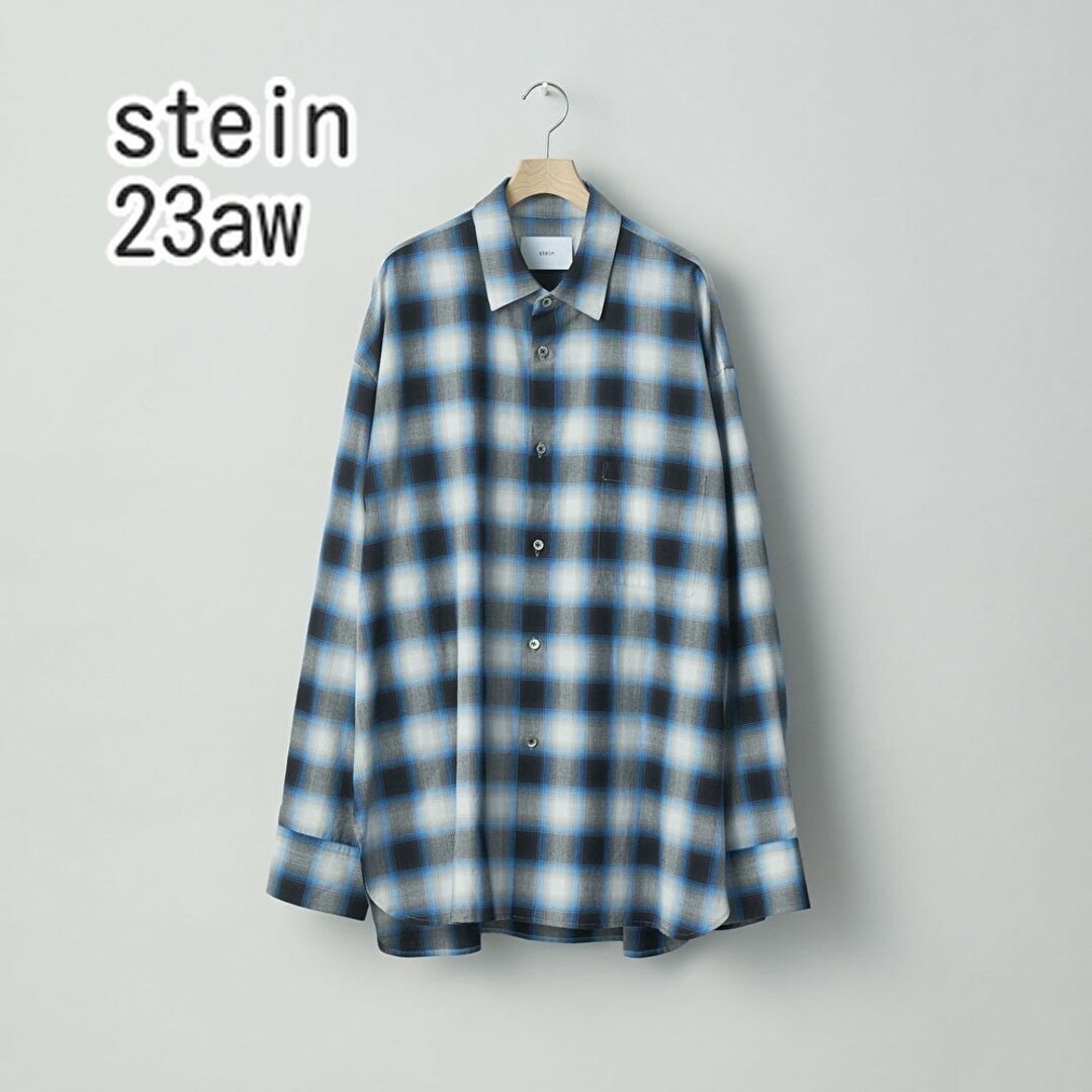 stein(シュタイン)のstein 23aw OVERSIZED DOWN PAT SHIRT シャツ メンズのトップス(シャツ)の商品写真