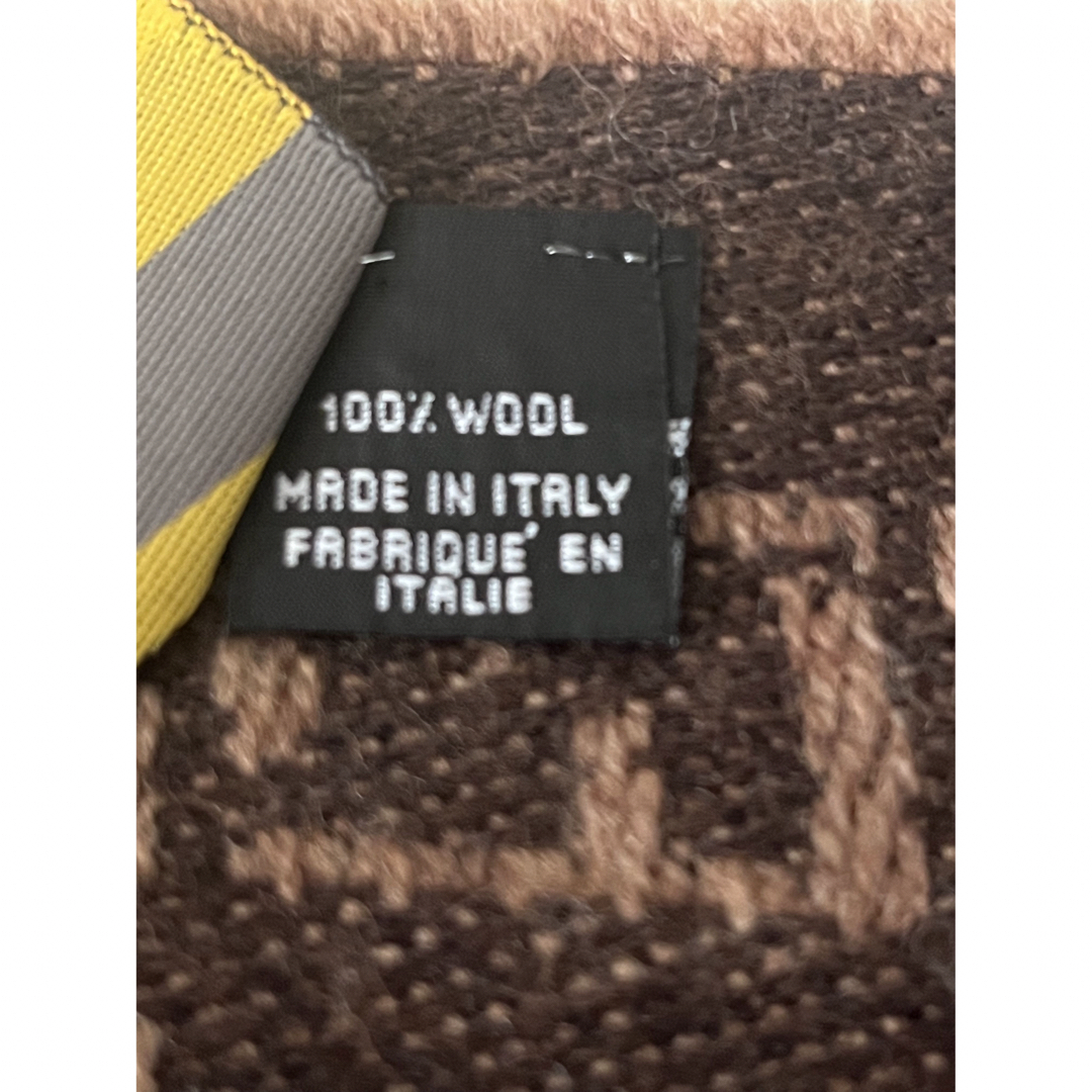 FENDI フェンディ ズッカ柄 マフラー 2点セット グレー系&ブラウン系 FENDI フェンディ ズッカ柄 マフラー 2点セット グレー系&ブラウン系
