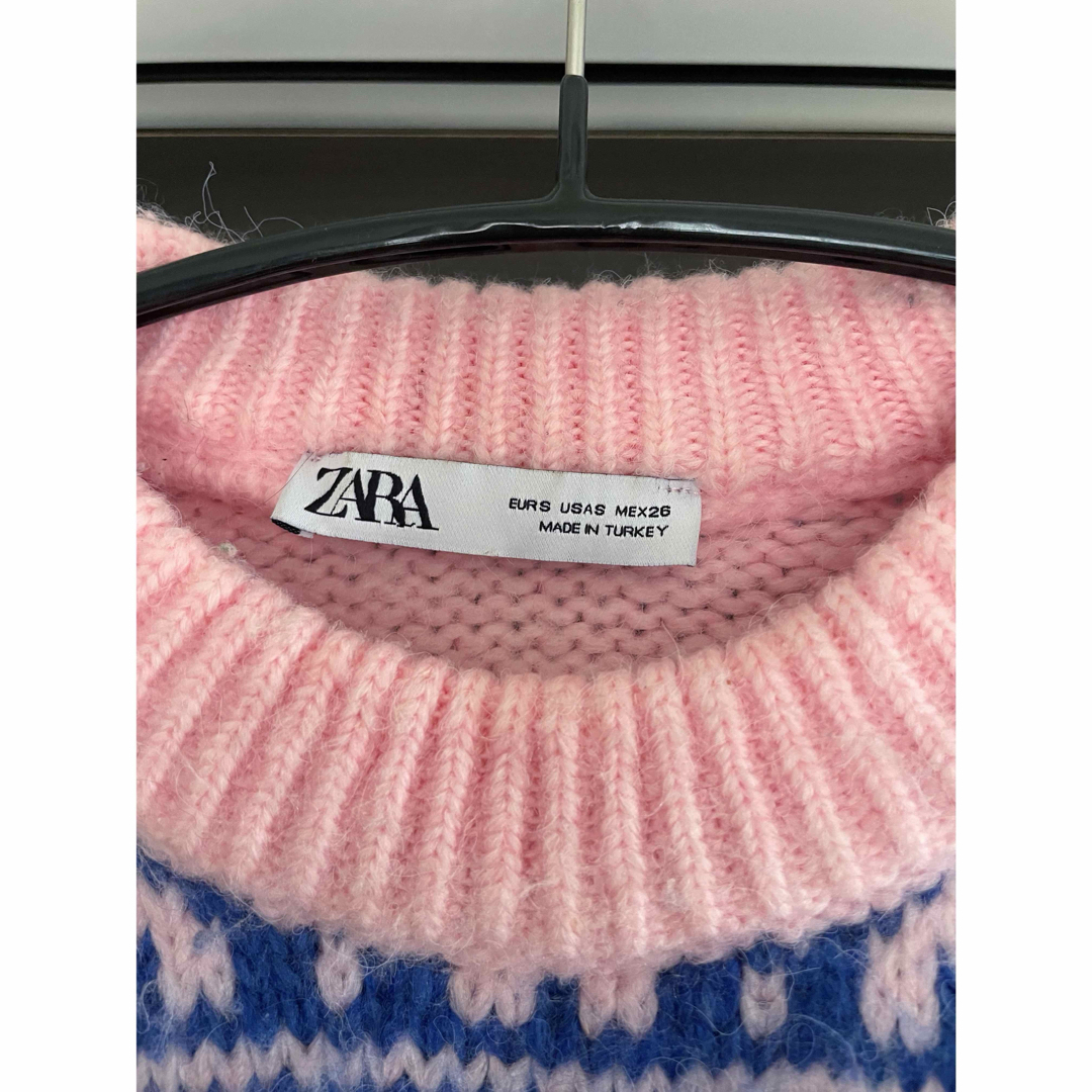 ZARA(ザラ)のZARA oversize jaguard knit sweater レディースのトップス(ニット/セーター)の商品写真