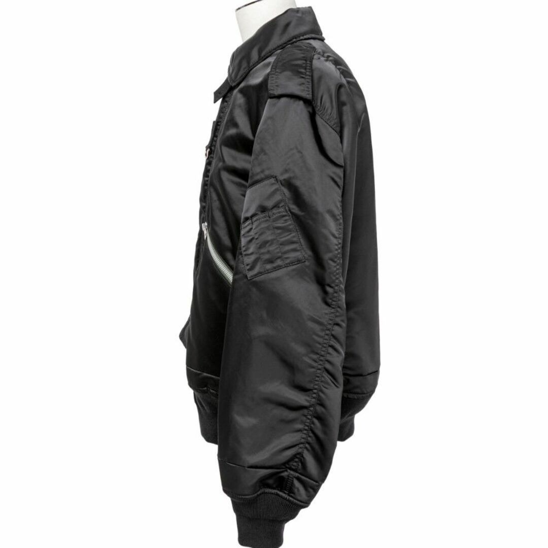 sacai(サカイ)の新品未使用sacai 23AW Nylon Twill Blouson 黒 1 メンズのジャケット/アウター(フライトジャケット)の商品写真