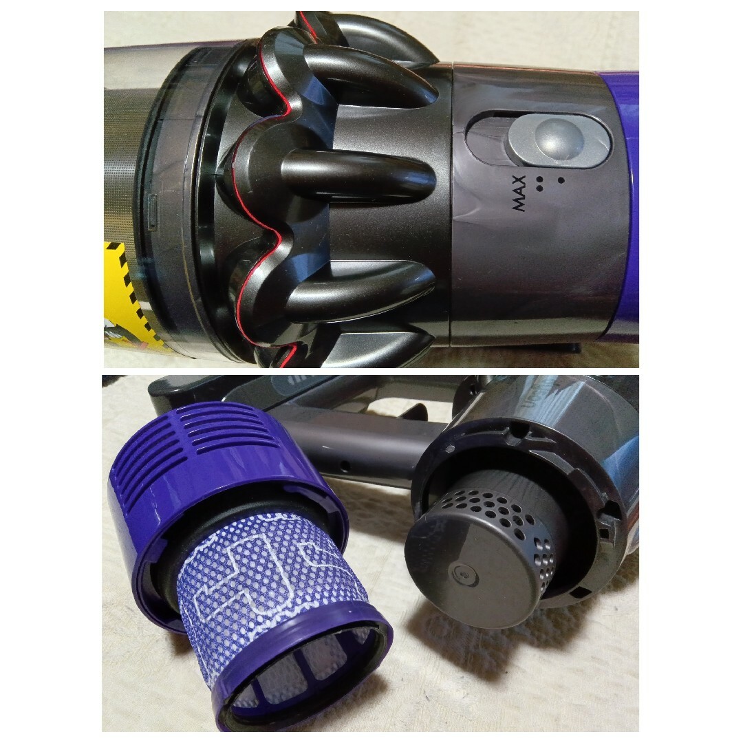 Dyson(ダイソン)の□ダイソン  V10-sv12 fluffyセット□メンテナンス済み/程度美品！ スマホ/家電/カメラの生活家電(掃除機)の商品写真