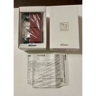 ニコン(Nikon)の新品✨Nikon 双眼鏡  ワインレッド4×10DCFダハプリズム式(その他)